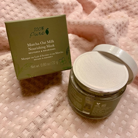 NWT 100% Pure Matcha Oat Milk Nourishing Mask - Picture 10 of 10